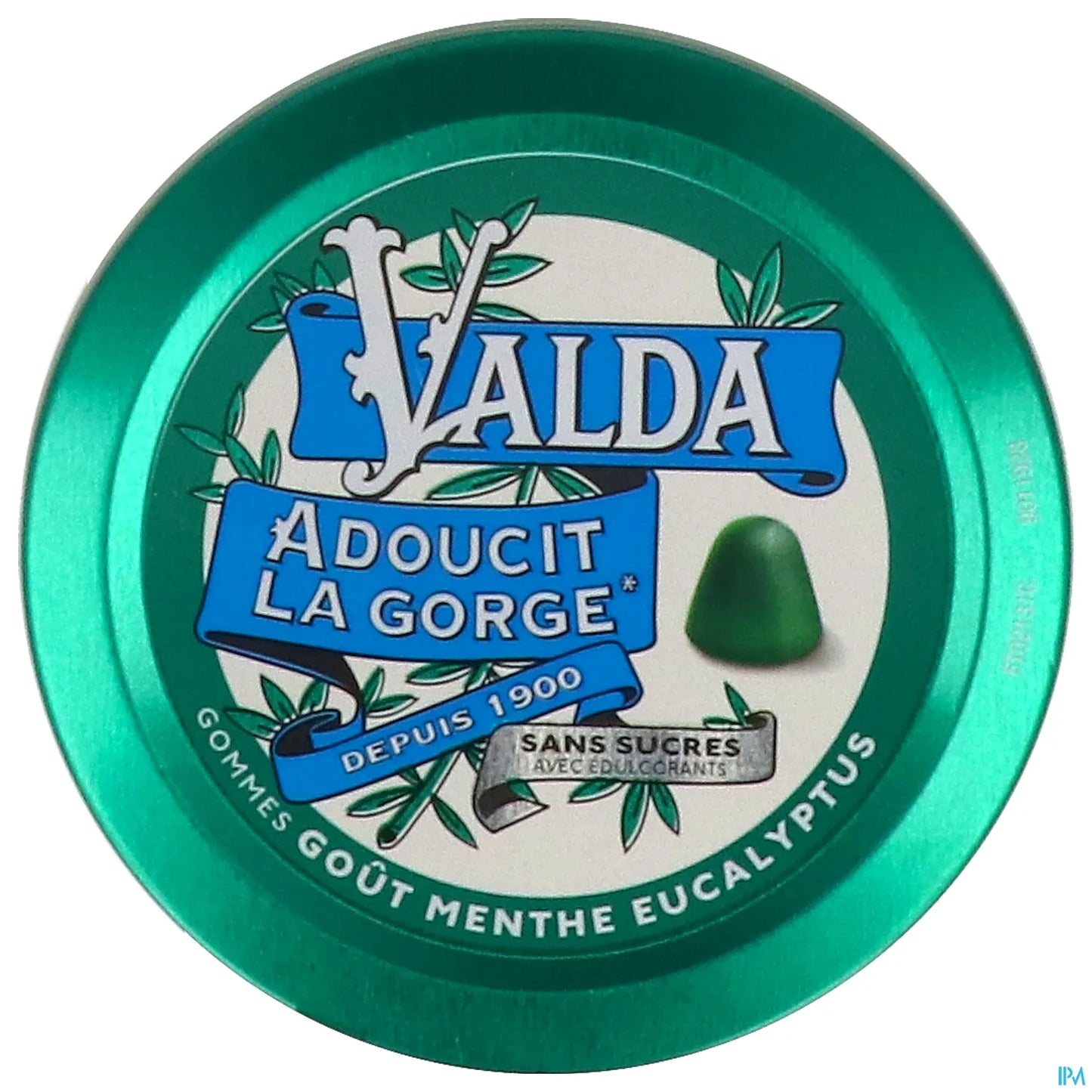 Valda Gommes Menthe Sans Sucre Boîte 50