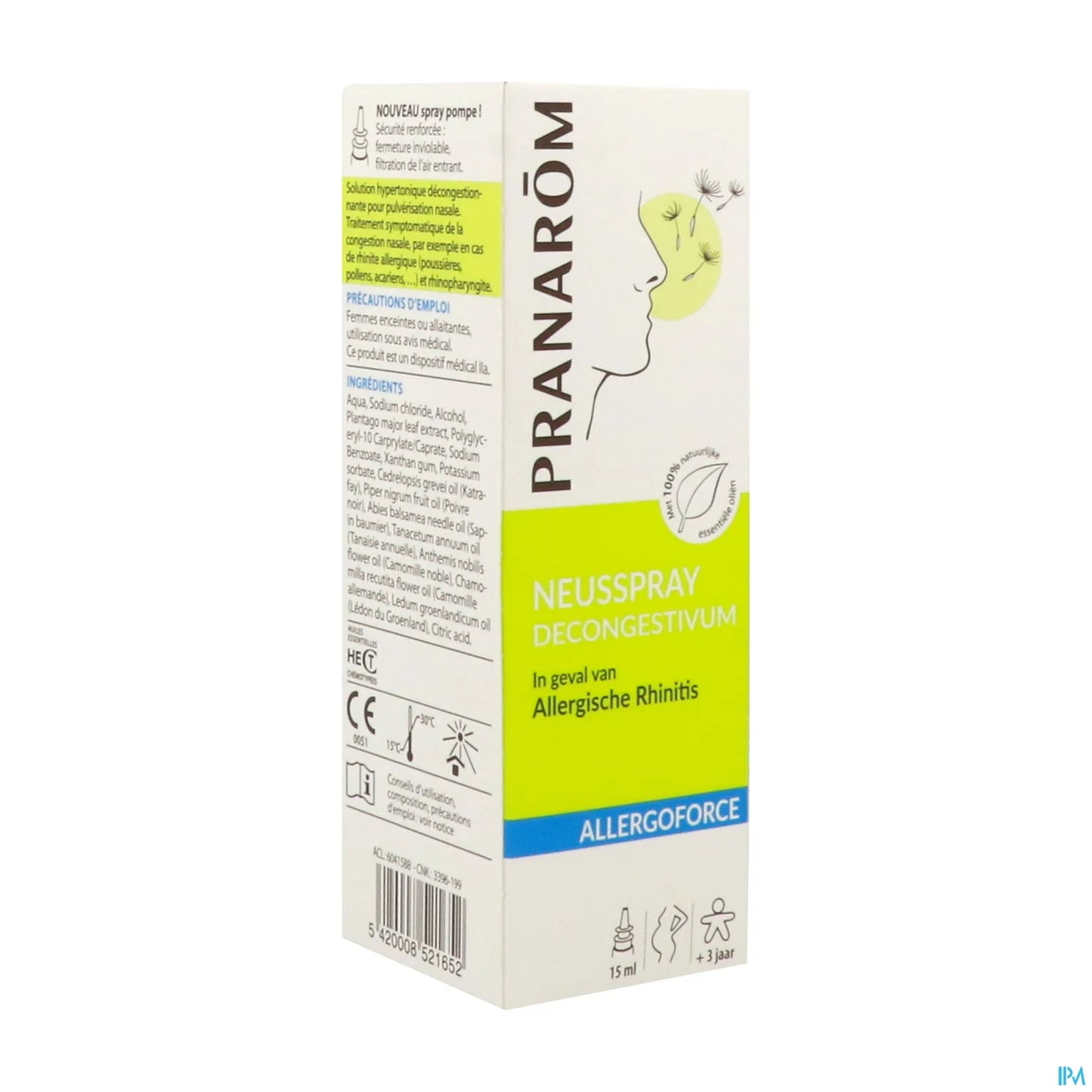 Spray nasale decongestionante Allergoforce 15 ml