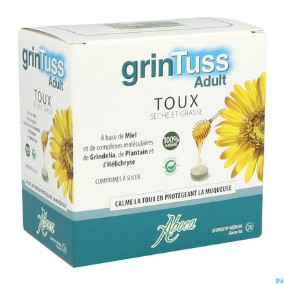 Grintuss Adult Toux Sèche Et Grasse X20 Comprimés à Sucer