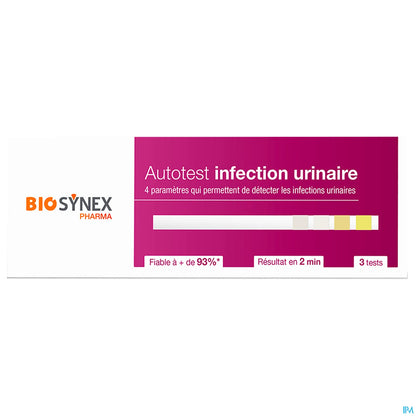 Exacto Test Infection Urinaire 3 Bandelettes