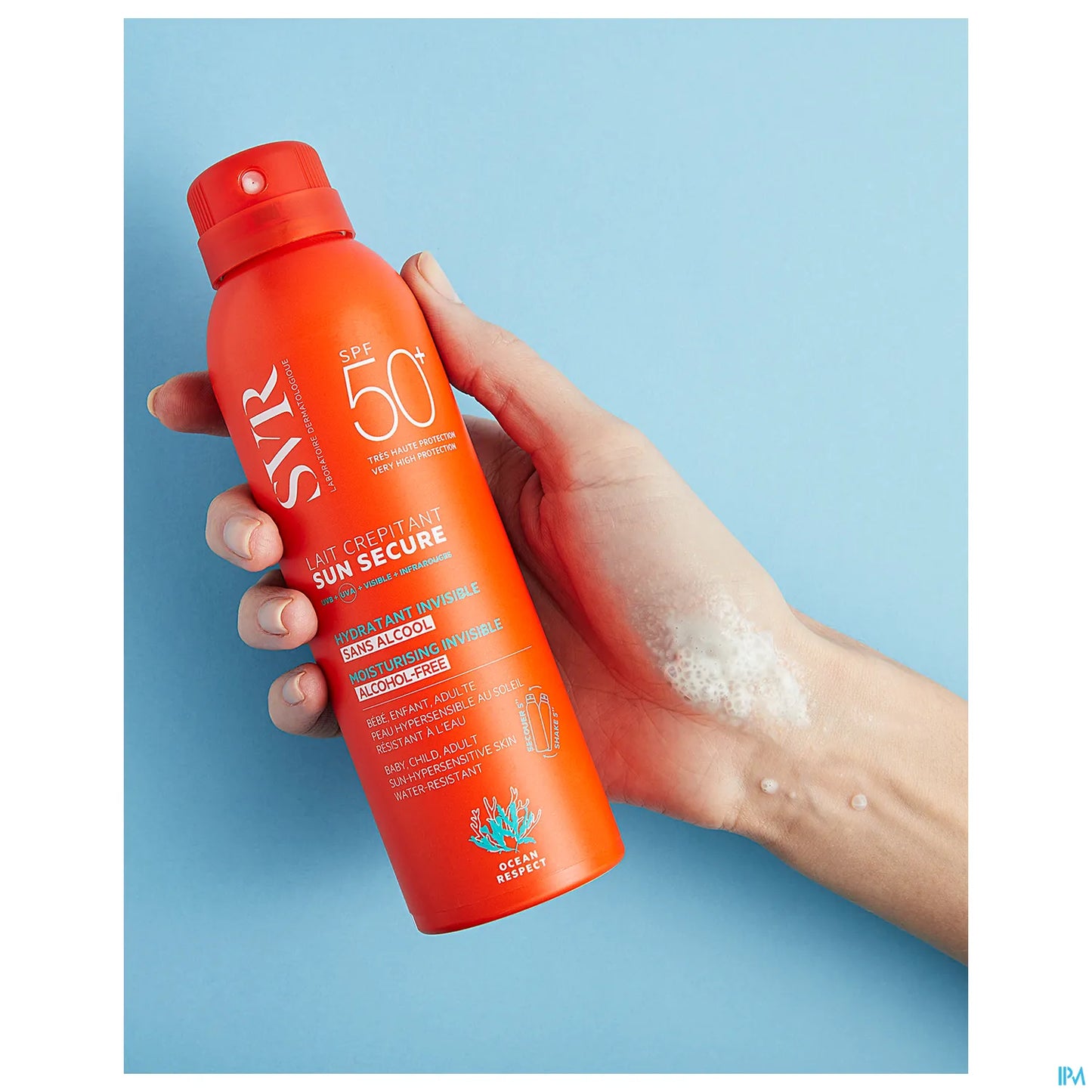 SVR Sun Secure Lait Crépitant Solaire Très Haute Protection 200 mL