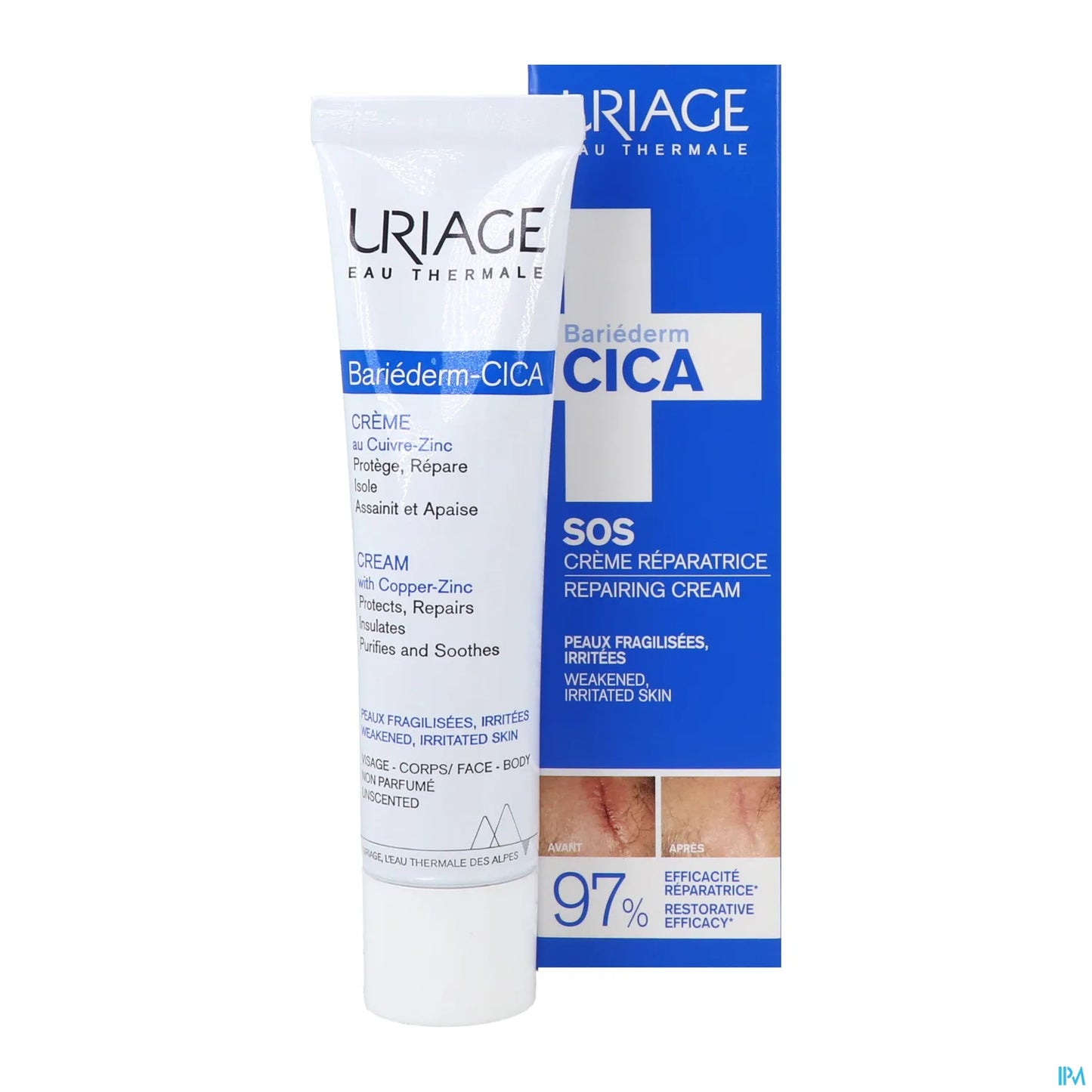 Bariederm Cica Crème Réparatrice au Cu Zn 40ml