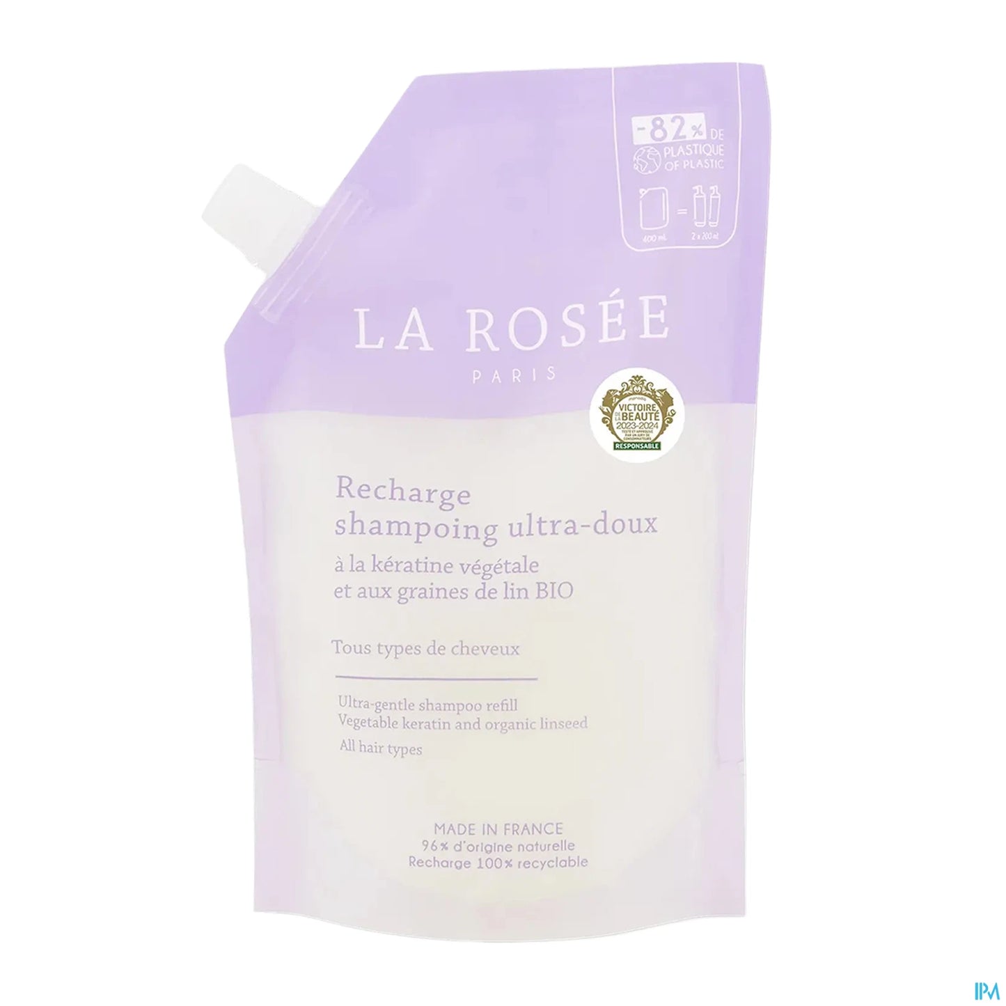 La Rosée Shampoing Ultra Doux Recharge 400 mL