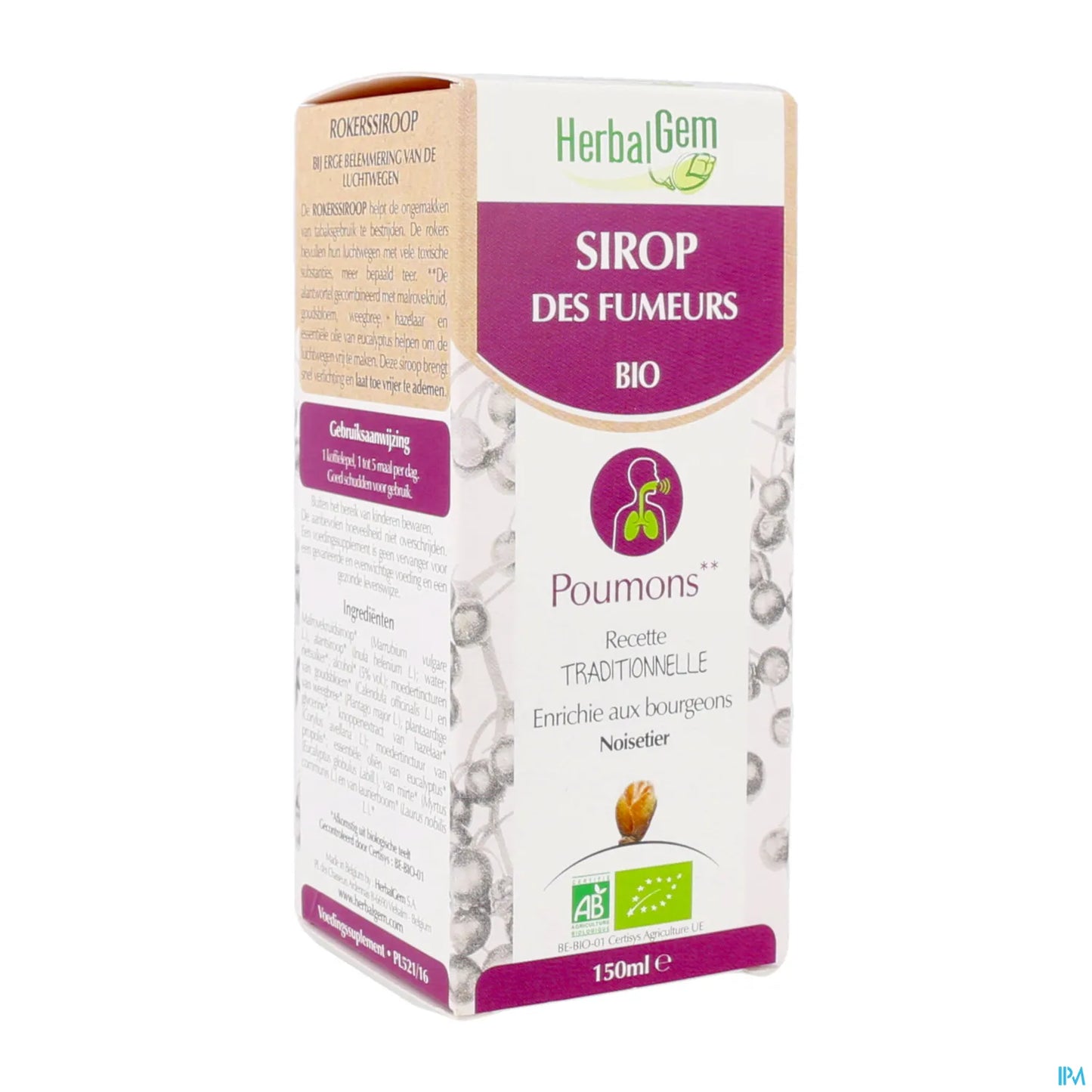 Sciroppo per fumatori biologico 150 ml