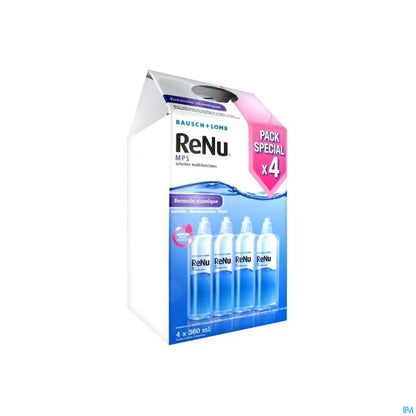 Bausch &amp; Lomb ReNu MPS Multi-Purpose Solution 4 x 360 ml