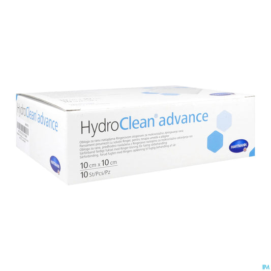 HydroClean Advance Pansement 10x10 cm Boîte de 10