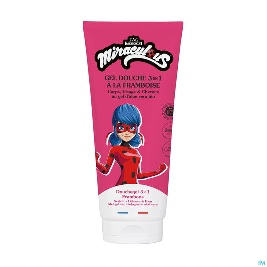Gel Douche Miraculous Framboise 200 ml