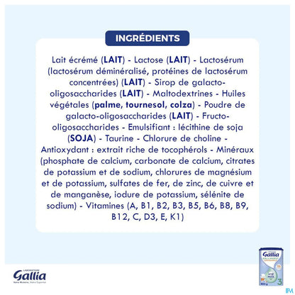 Galliagest 3 Growth Milk 800g