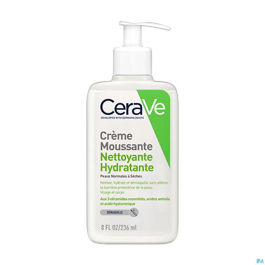 Crème Moussante Nettoyante Hydratante Visage 473ml