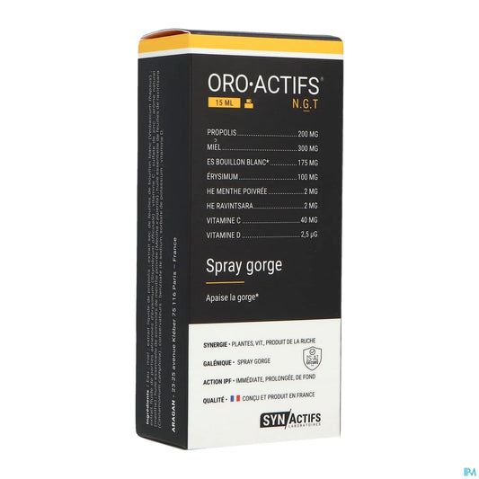SynActifs OroActifs Spray per la gola 15 ml