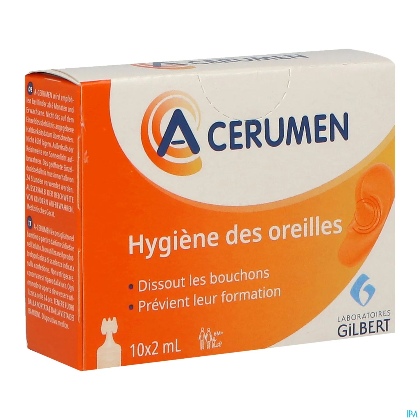 A-Cerumen Hygiène des Oreilles 10x2ml