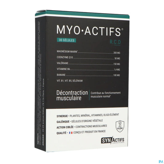 Synactifs MyoActifs Gelules 30 Capsules