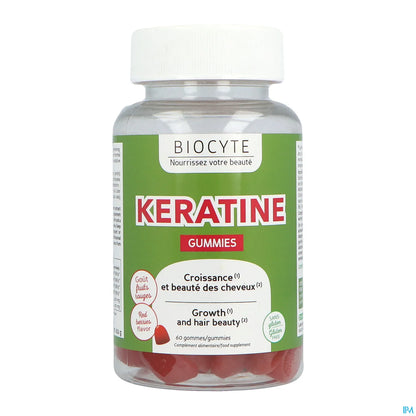 Keratine Gummies 60 Gummies Cheveux à la Kératine