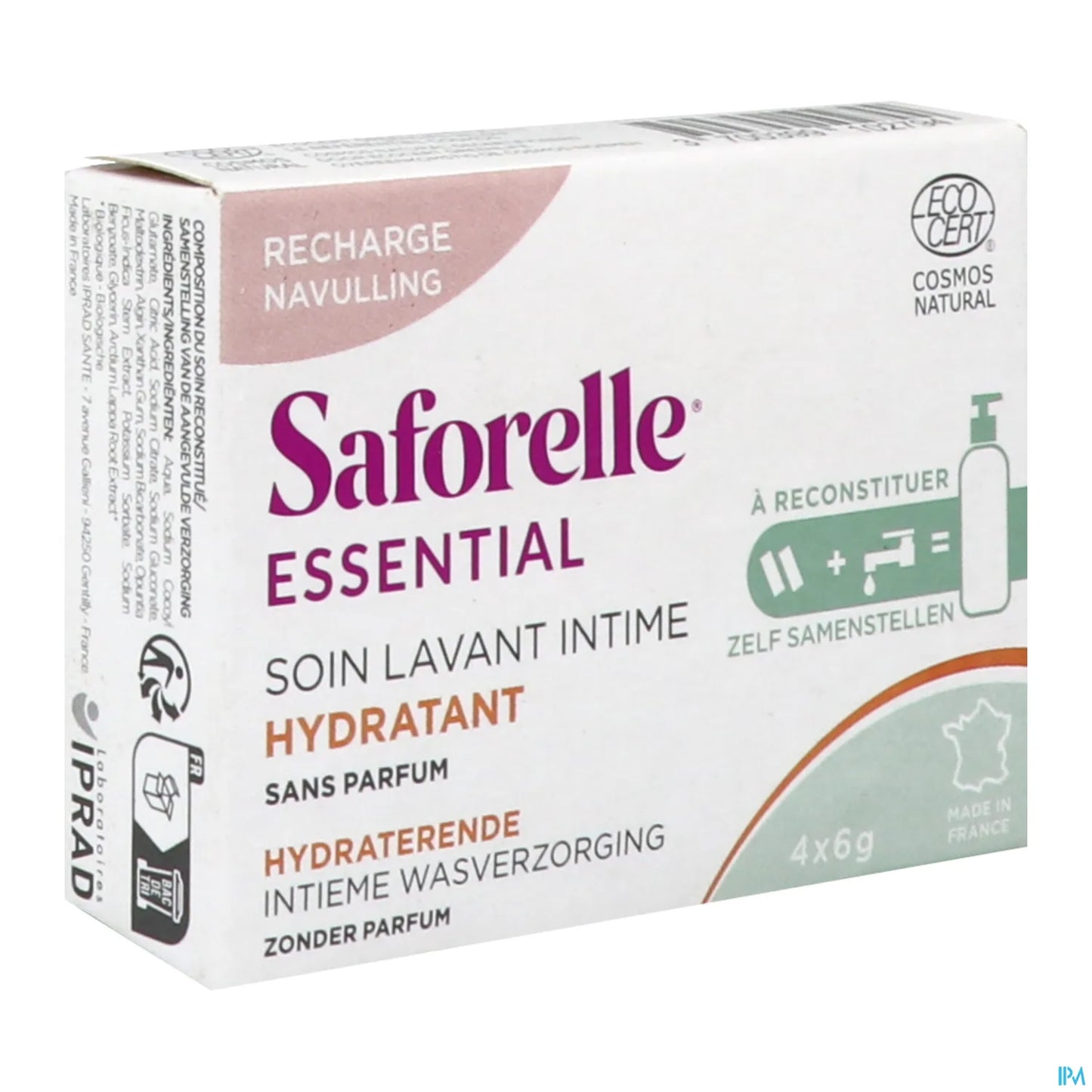 Confezione di ricarica per la cura detergente idratante e rigenerante, 4 stick