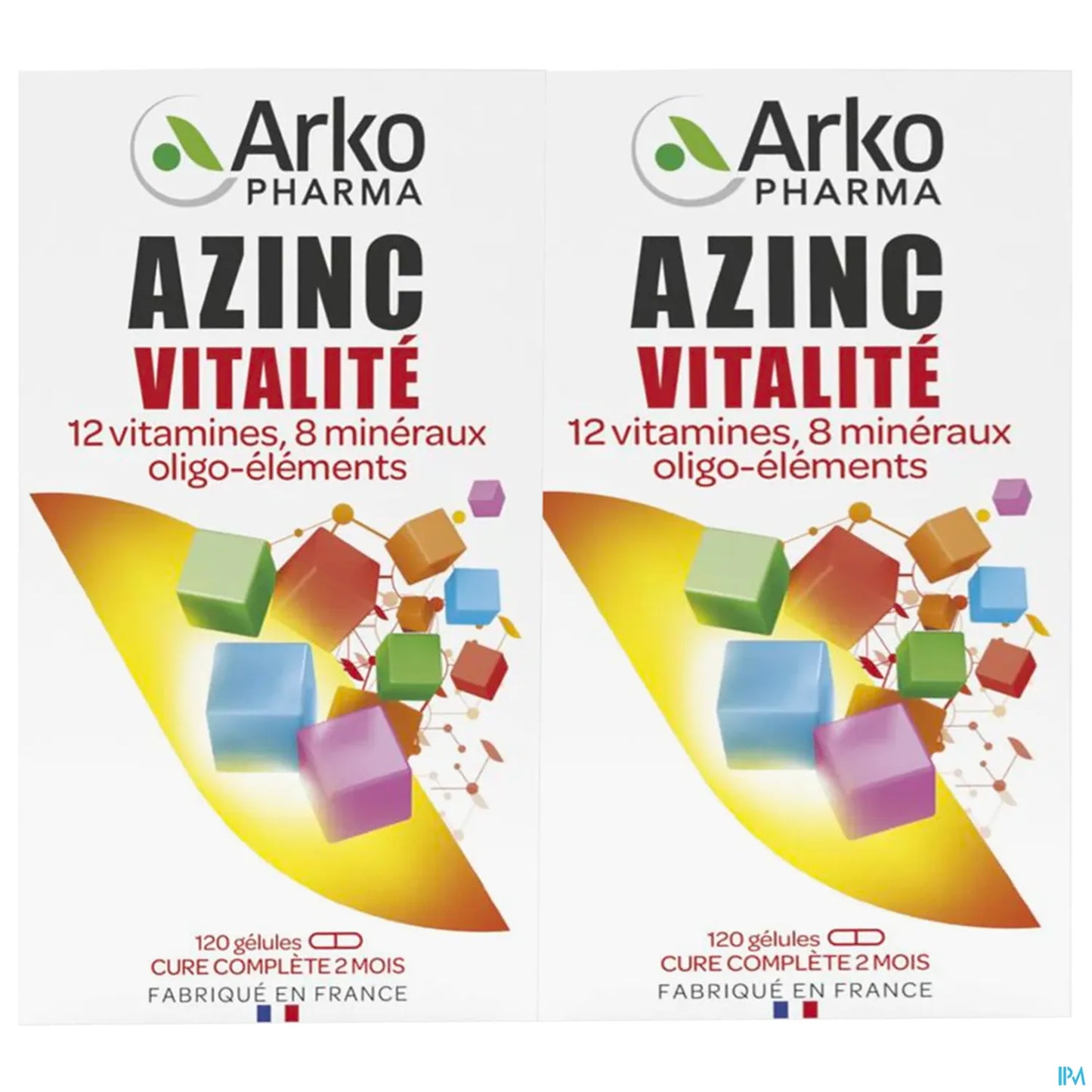 Azinc Vitalité Lot de 2 X 120 Gélules