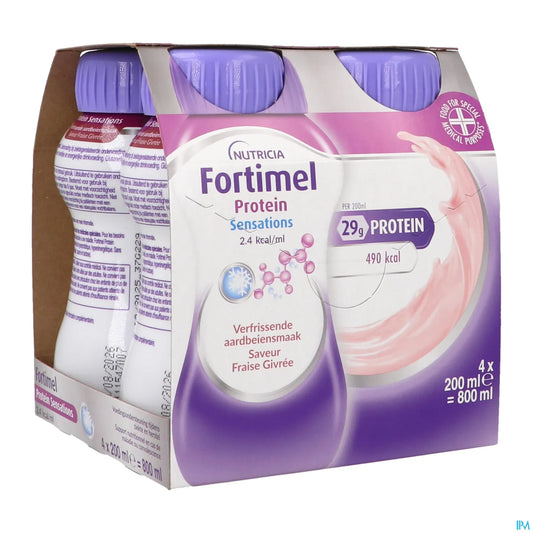 Fortimel Protein Sensation Fraise Givrée 200 mL x4