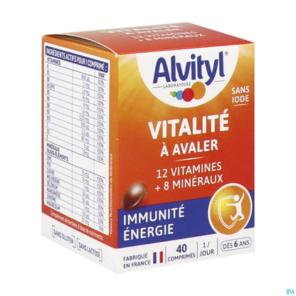 Vitalité à Avaler 40 comprimés