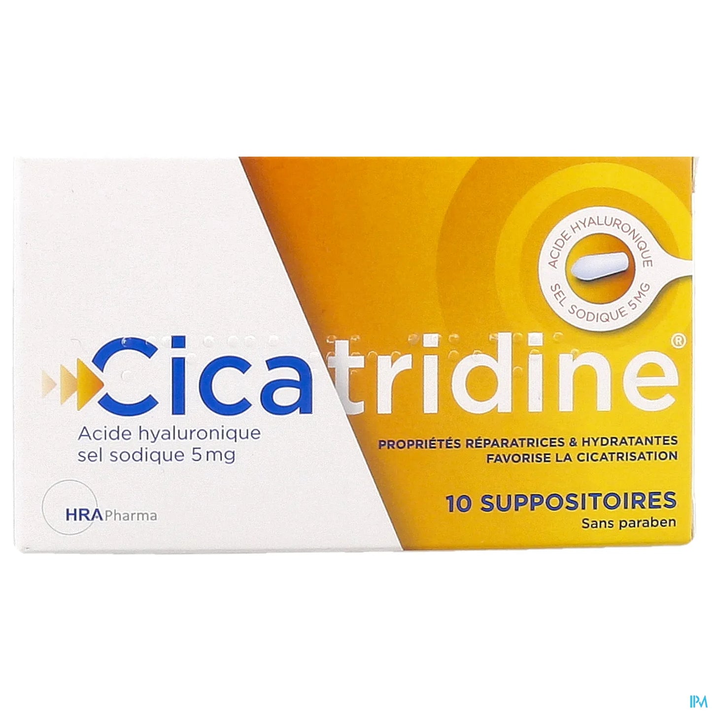 HRA Pharma Cicatridine 10 Suppositoires