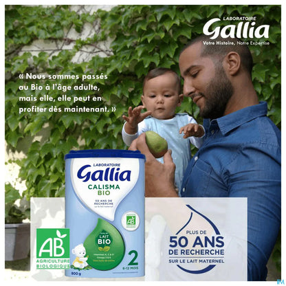 Gallia Calisma Bio 2 Lait en Poudre 800 g