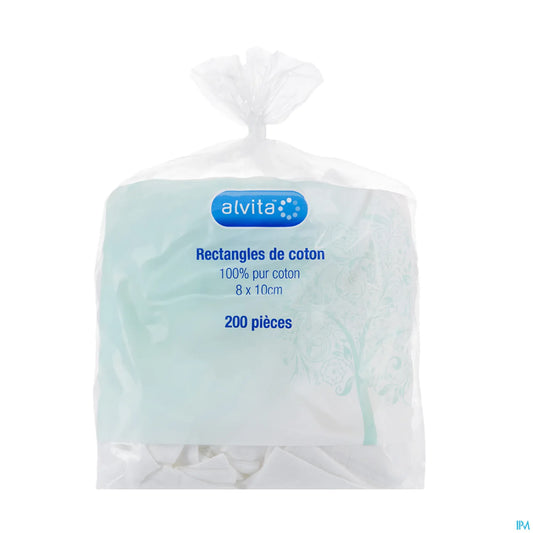 Rectangle Cotton 8x10 cm 200 Units