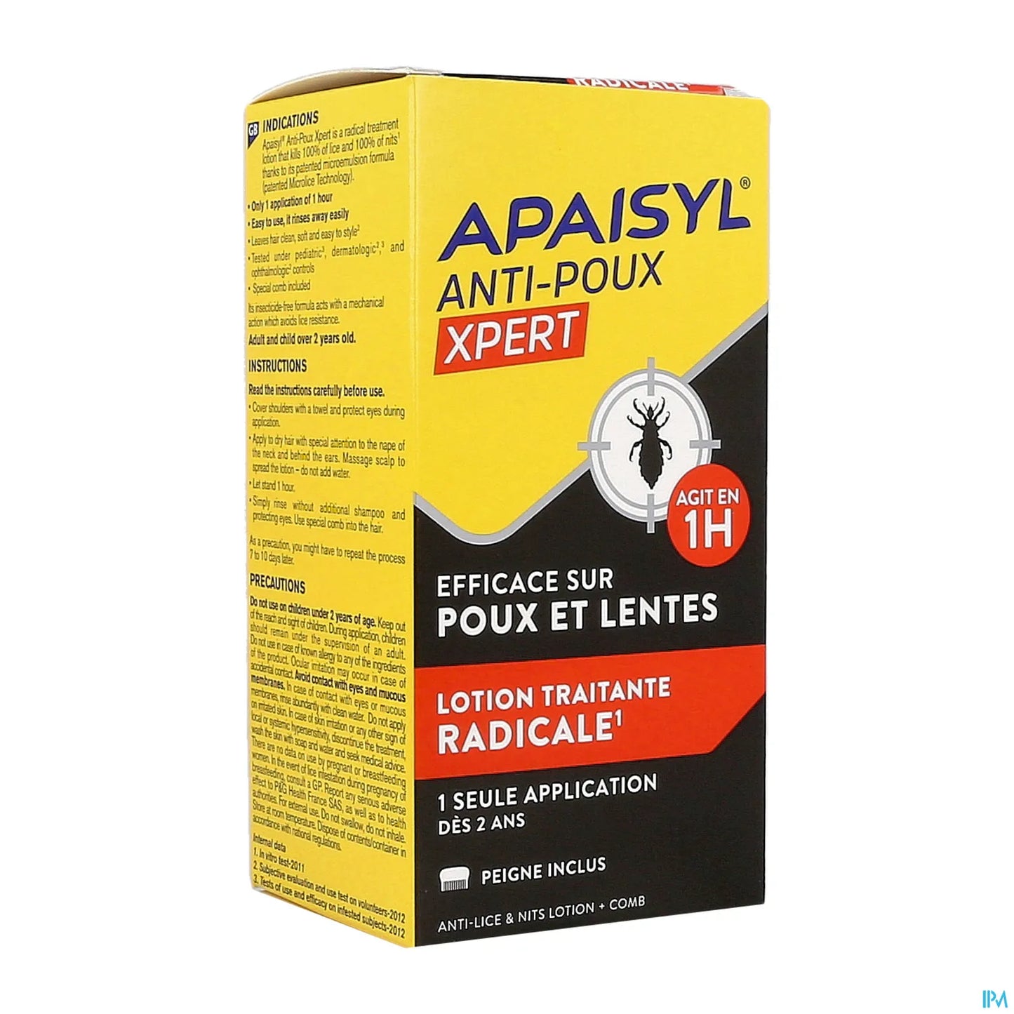 Apaisyl Xpert Anti-Poux et Lentes 100 ml