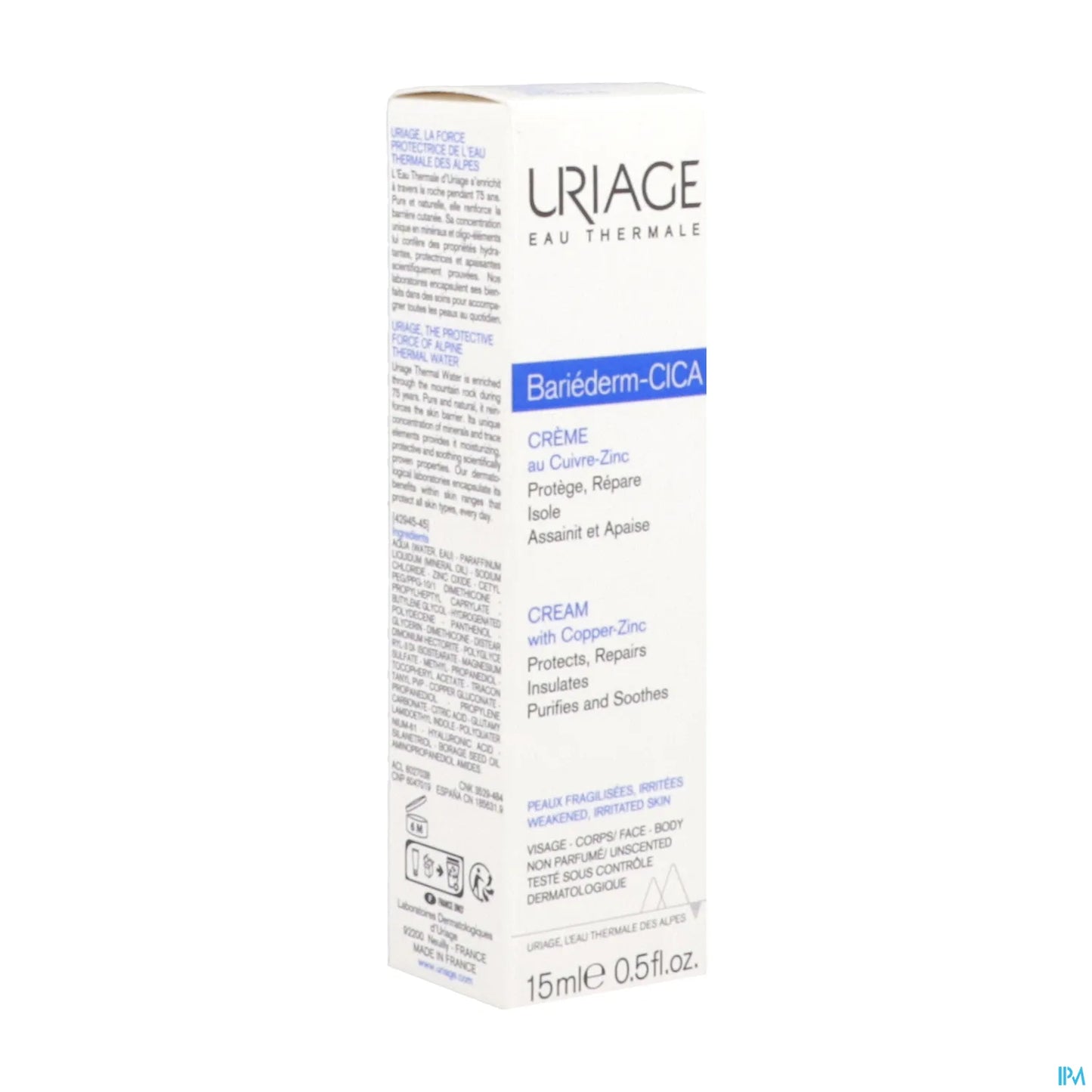Bariéderm Cica Repair Cream with Copper and Zinc 15ml