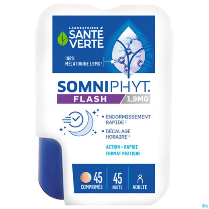 SomniPhyt GO 1,9 mg Mélatonine 45 Comprimés