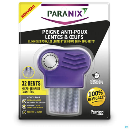 Peigne Anti-Poux Lentes Oeufs Métallique 1 Unité