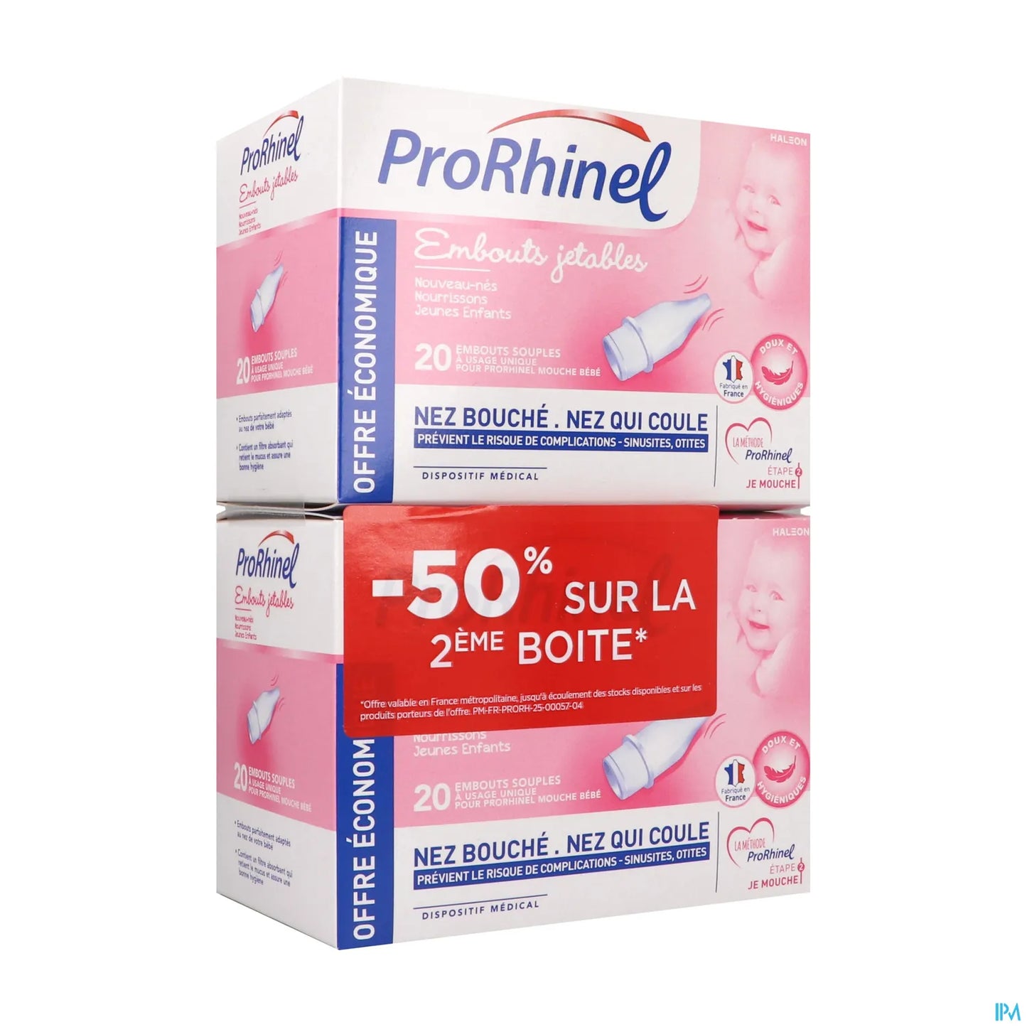 Prorhinel Embouts Jetables Souples 2 x 20 unités