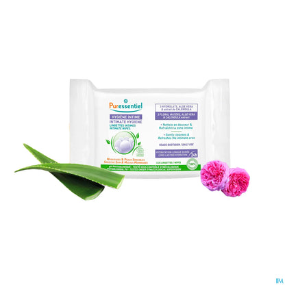Lingettes Intimes Quotidiennes Certifiées Bio X25