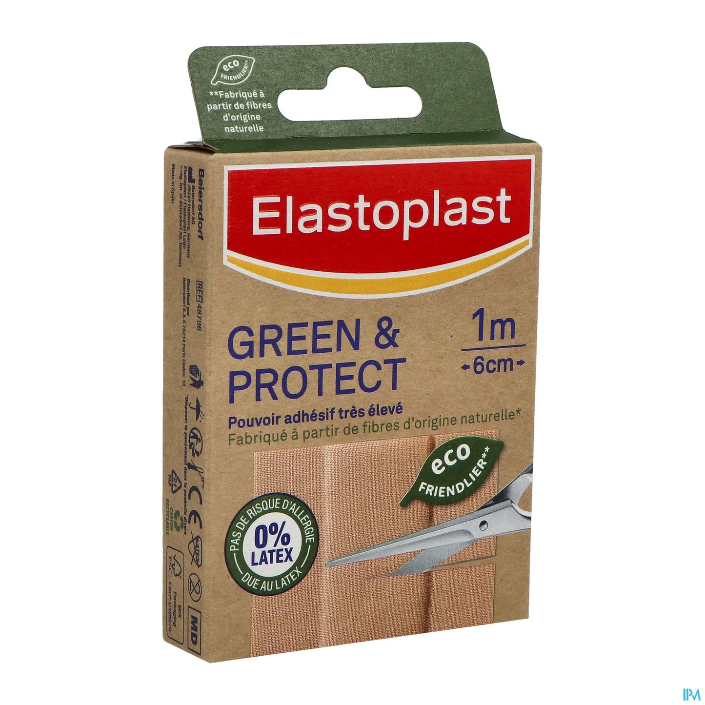 Green Protect Pansement 10 Bandes 1m x 6cm