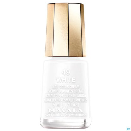 Mini Nail Polish 049 White 5ml