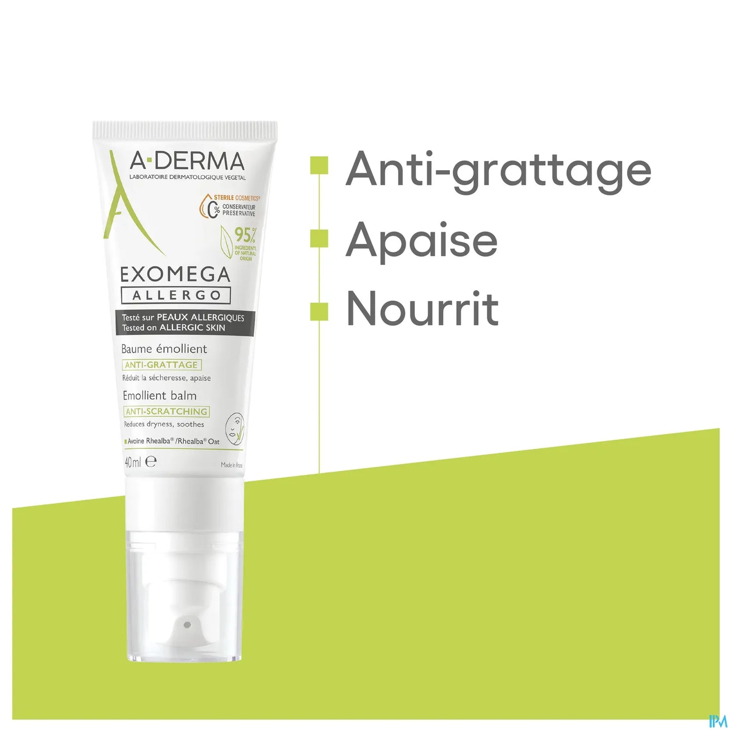 Exomega Allergo Baume Émollient Anti-Grattage 40ml