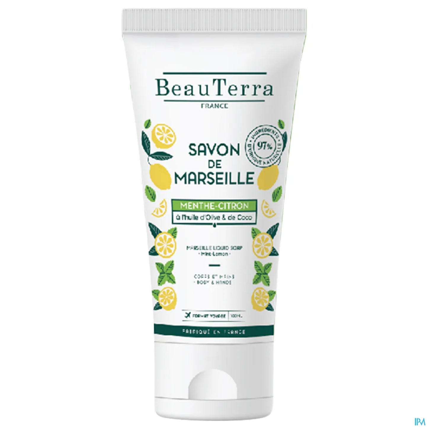 Savon Liquide Menthe Citron 100ml