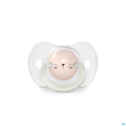 Pack de 2 Sucettes SX Pro Night&Day Rose Poudré 0-6 Mois