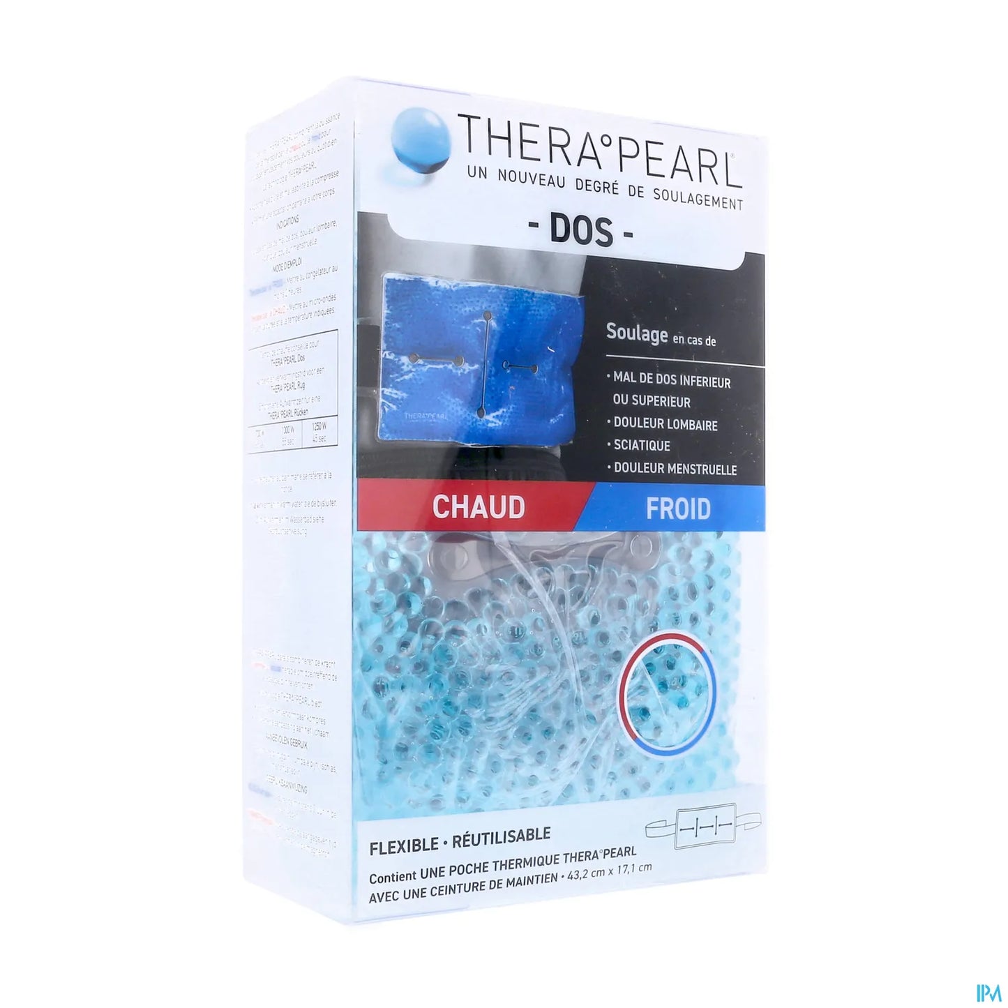 TheraPearl Compresse pour le Dos 43.2 cm x 17.1 cm