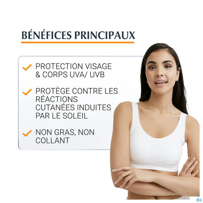 Eucerin Sun Protection Gel Crème Peaux Allergiques SPF 50 150 mL