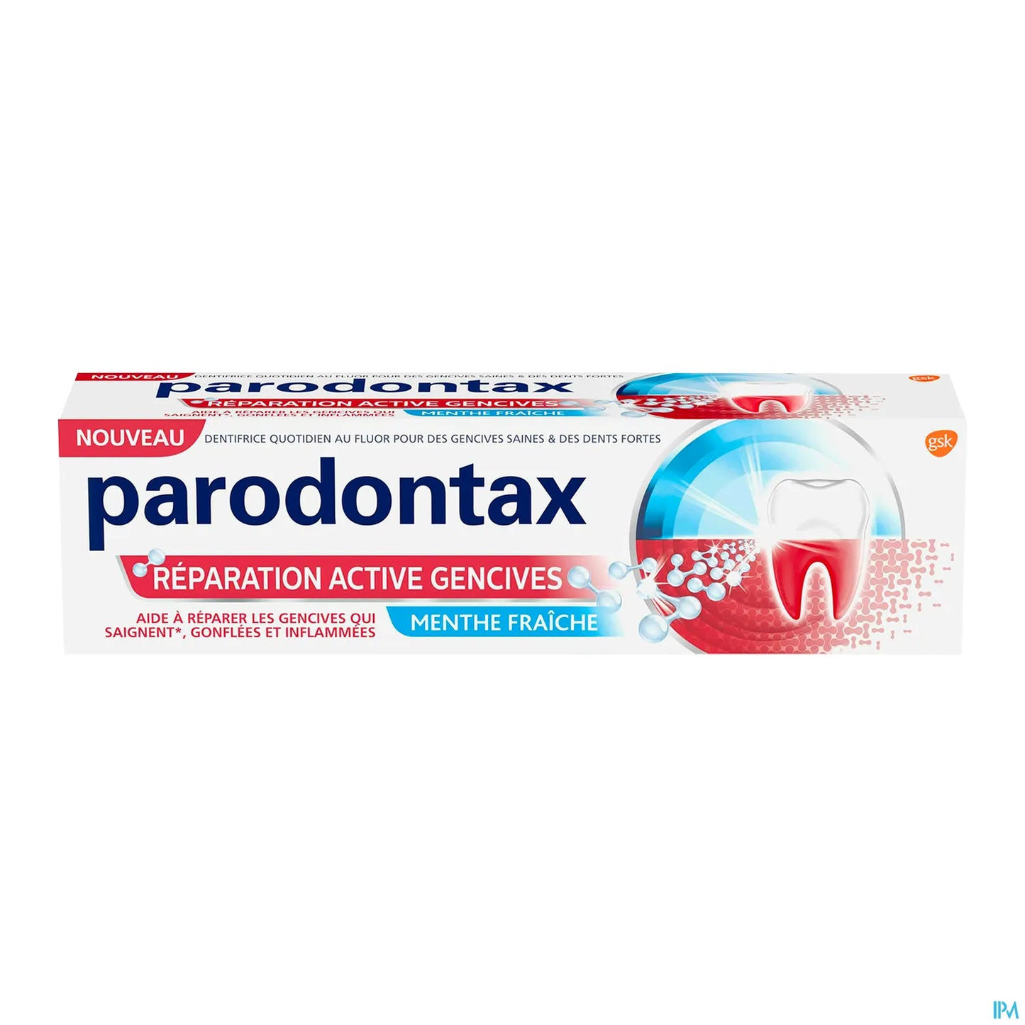 Dentifrice Réparation Active Gencives Menthe Fraiche 75ml