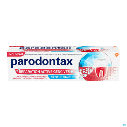 Dentifrice Réparation Active Gencives Menthe Fraiche 75ml