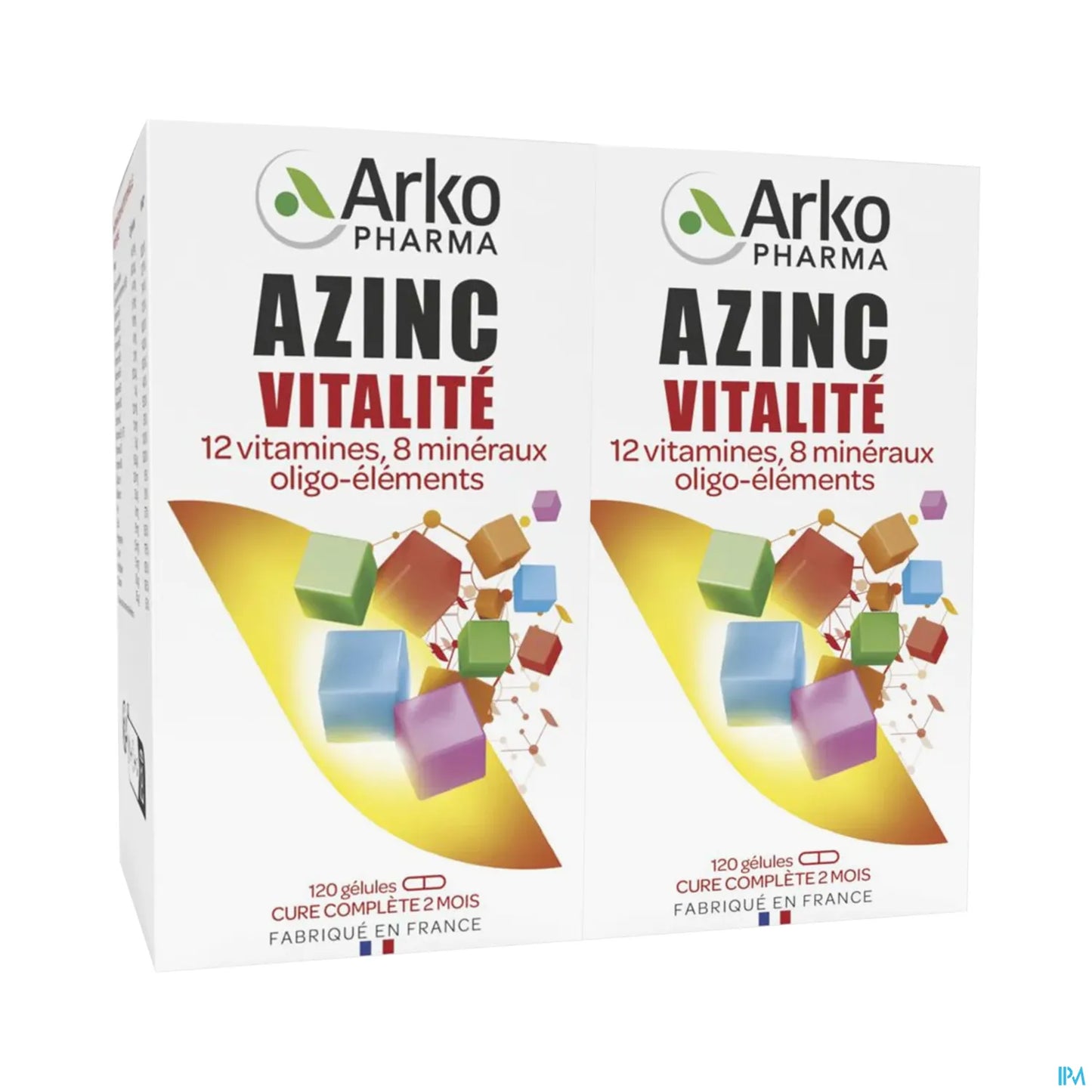 Azinc Vitalité Lot de 2 X 120 Gélules
