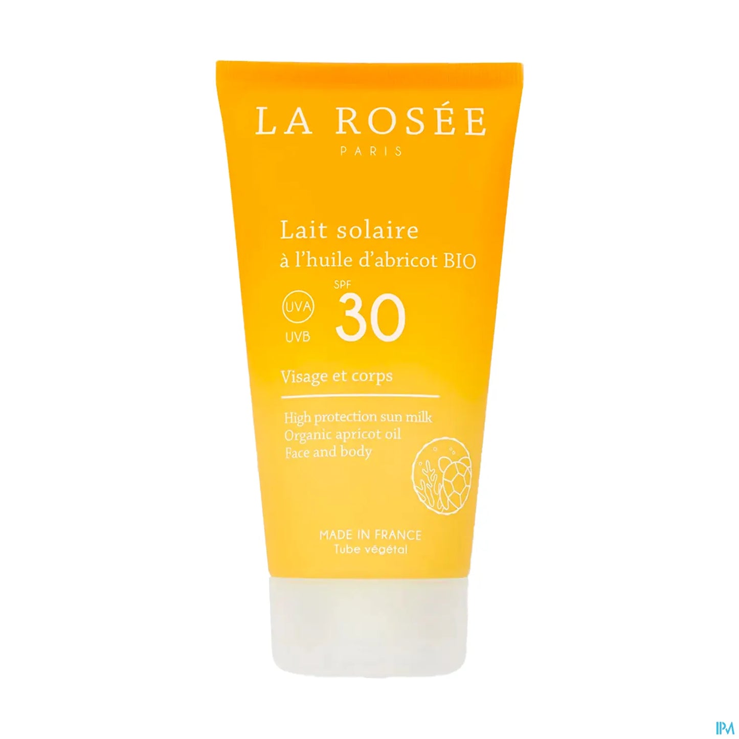 Lait Solaire Avec Huile D'Abricot Bio SPF 30 150ml