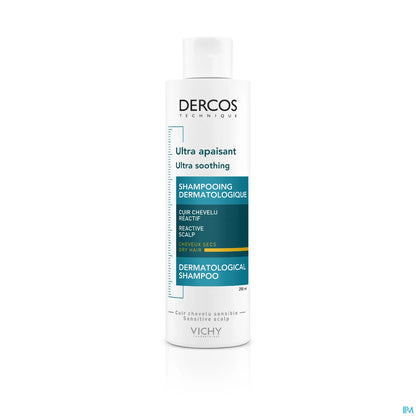 Dercos Ultra-Apaisant Shampooing Cheveux Secs 200mL