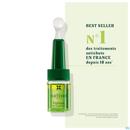 Triphasic Progressive Traitement antichute 8 x 5,5 ml