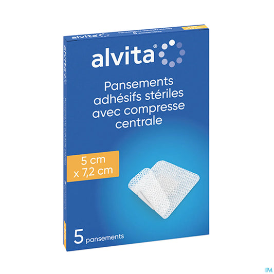 Pansement Adhésif Stérile 5x7,2 cm 5 unités