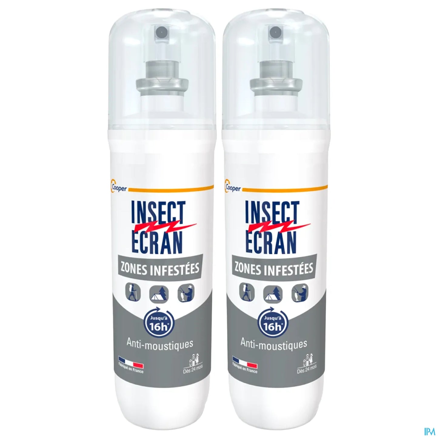 Repellente per zanzare per aree infestate, confezione da 2 x 100 ml