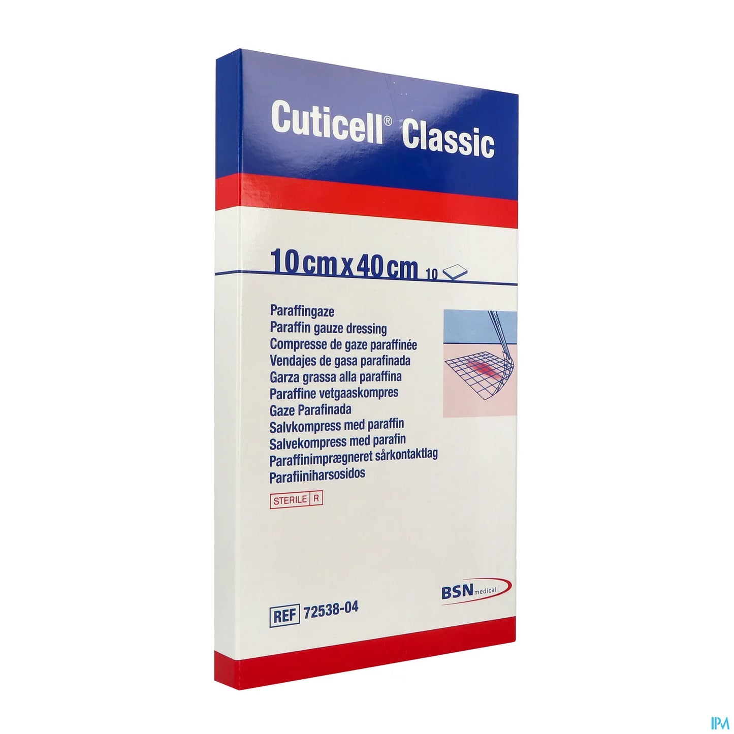 Pansement Gras Stérile 10 x 40 cm Boîte de 10