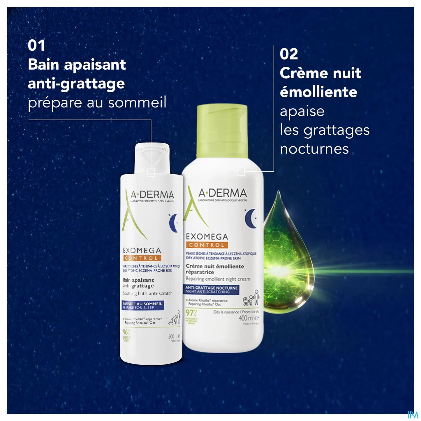 Exomega Control Crème Nuit 200 mL