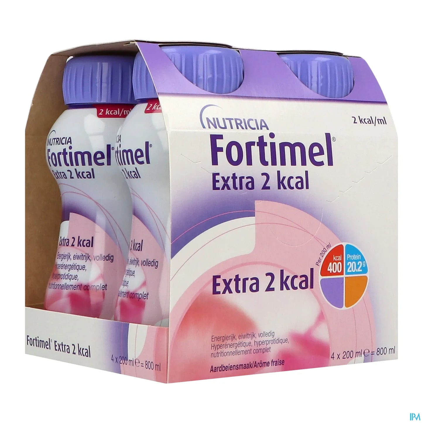 Fortimel Extra 2 kcal Fraise 200 mL x 4