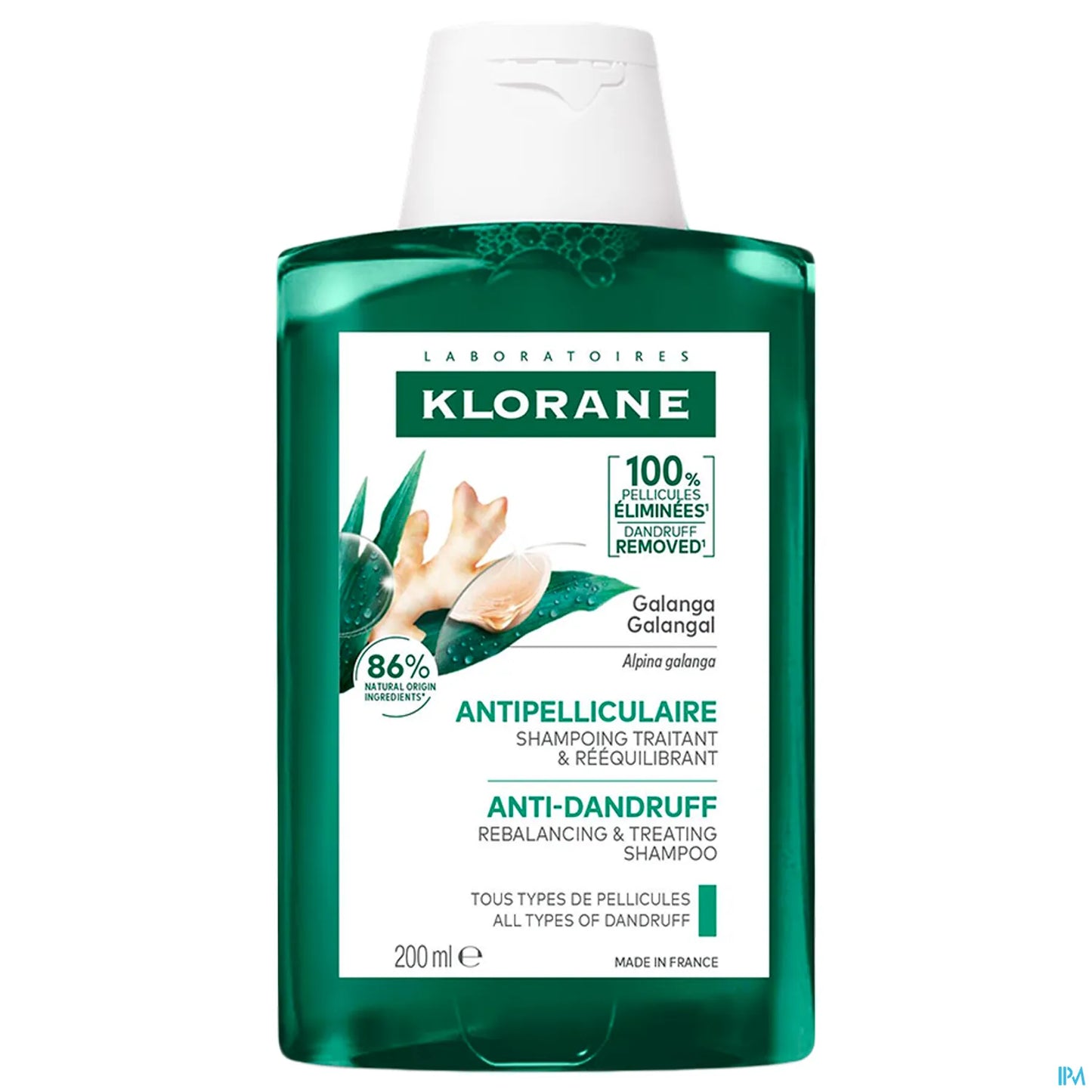 Shampoing Antipelliculaire Traitant Rééquilibrant Galanga 200 ml