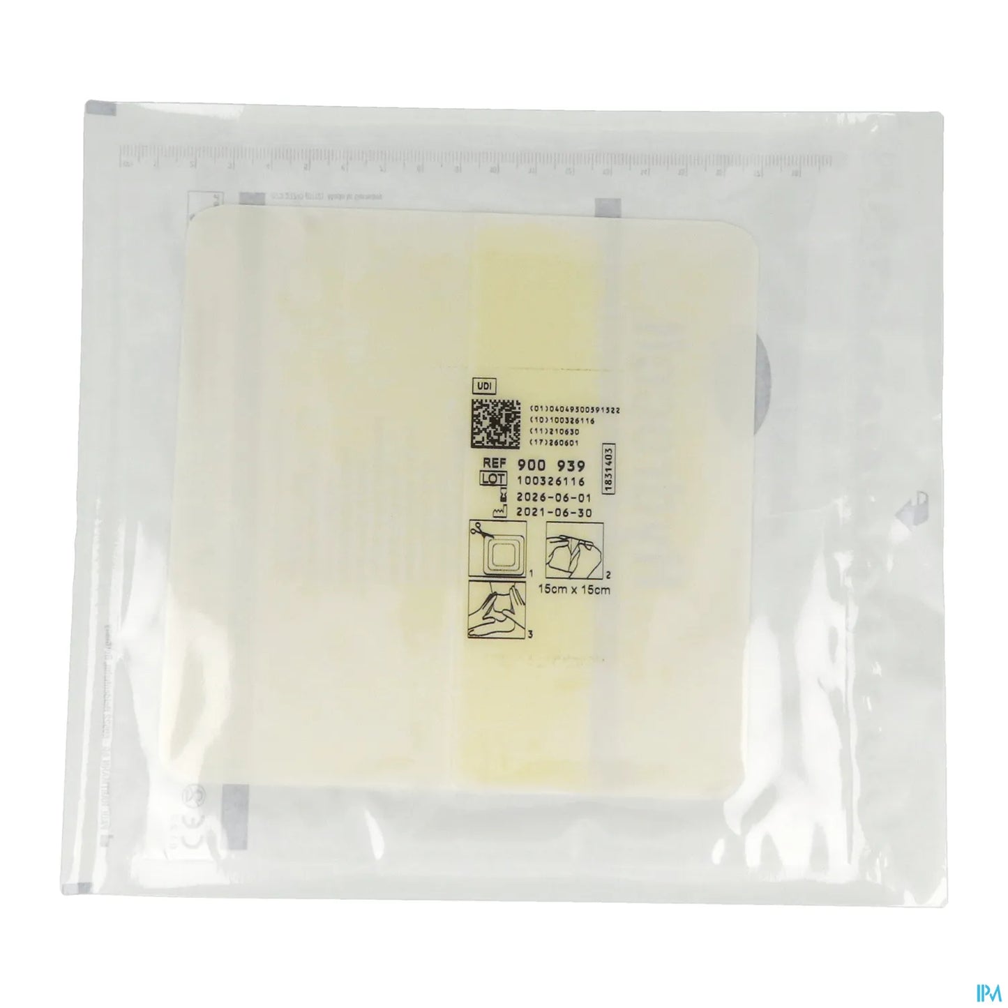 Pansement Hydrocolloïde Stérile 15x15 cm Boite de 10
